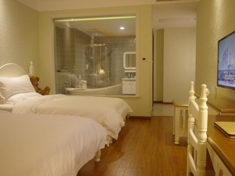 Greentree Alliance Shanghai Wanda Songjiang University Town Metro Station Hotel Exterior foto